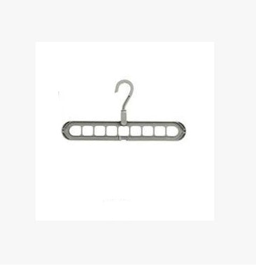 6PCS Rotating Clothes Hanger Set – Heavy-Duty Plastic Storage Hooks (3 Beige + 3 Green)