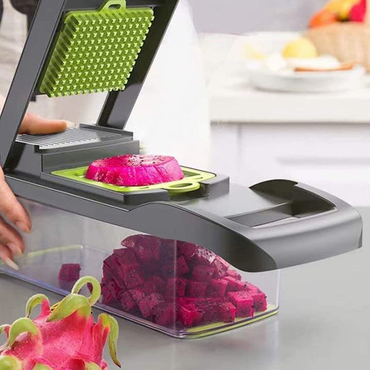 15-in-1 Vegetable & Fruit Chopper Slicer Peeler Set – Multifunctional Kitchen Food Prep Tool