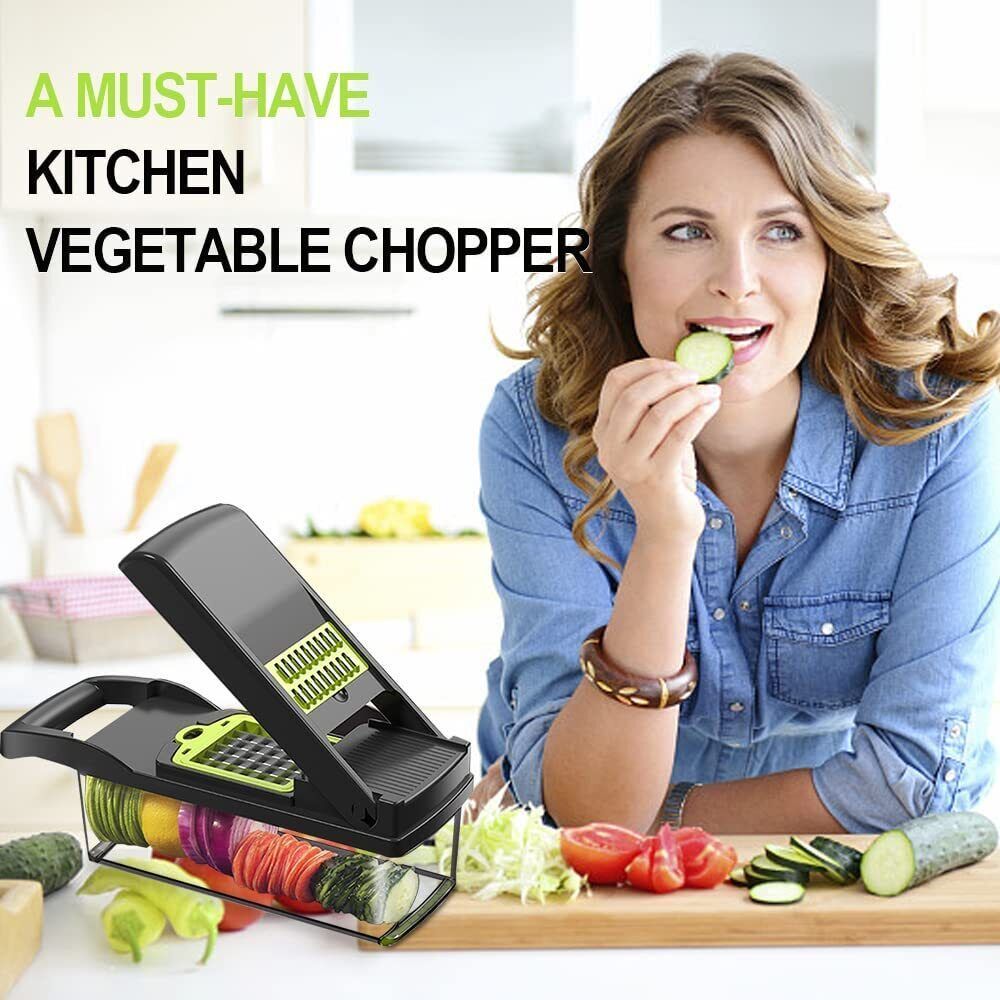 15-in-1 Vegetable & Fruit Chopper Slicer Peeler Set – Multifunctional Kitchen Food Prep Tool