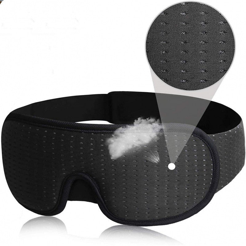 3D Hollow Out Stereo Sleep Mask – Cotton Comfortable Eye Cover for Travel, Naps & Relaxation