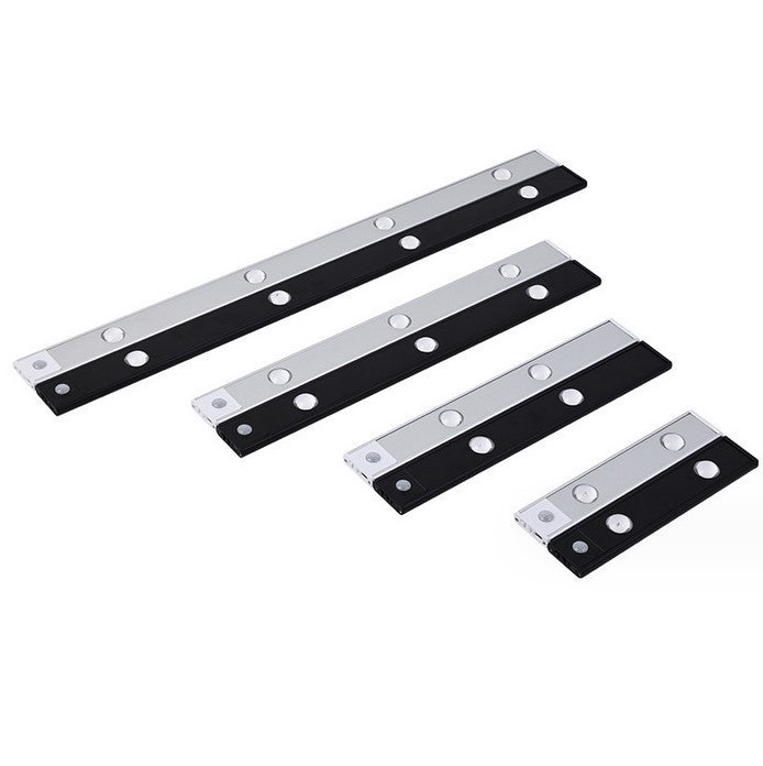 LED Wireless Self-Adhesive Cabinet Light โ Rechargeable Motion Sensor Strip with 3 Light Modes for Shoe Cabinets, Closets & Drawers 2/4 Lights