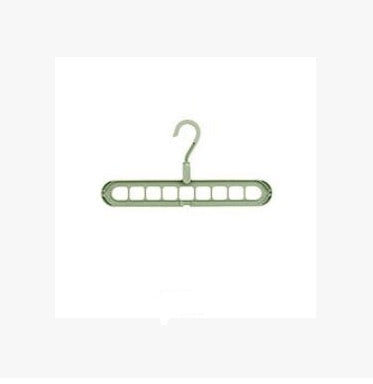 6PCS Rotating Clothes Hanger Set – Heavy-Duty Plastic Storage Hooks (3 Beige + 3 Green)