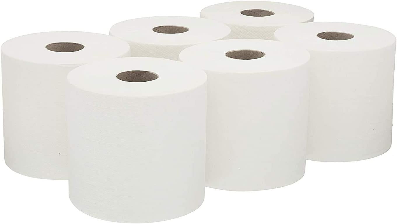 Centrefeed White Roll – 2-Ply Recycled Paper Towels (Pack of 12, 70m Each)