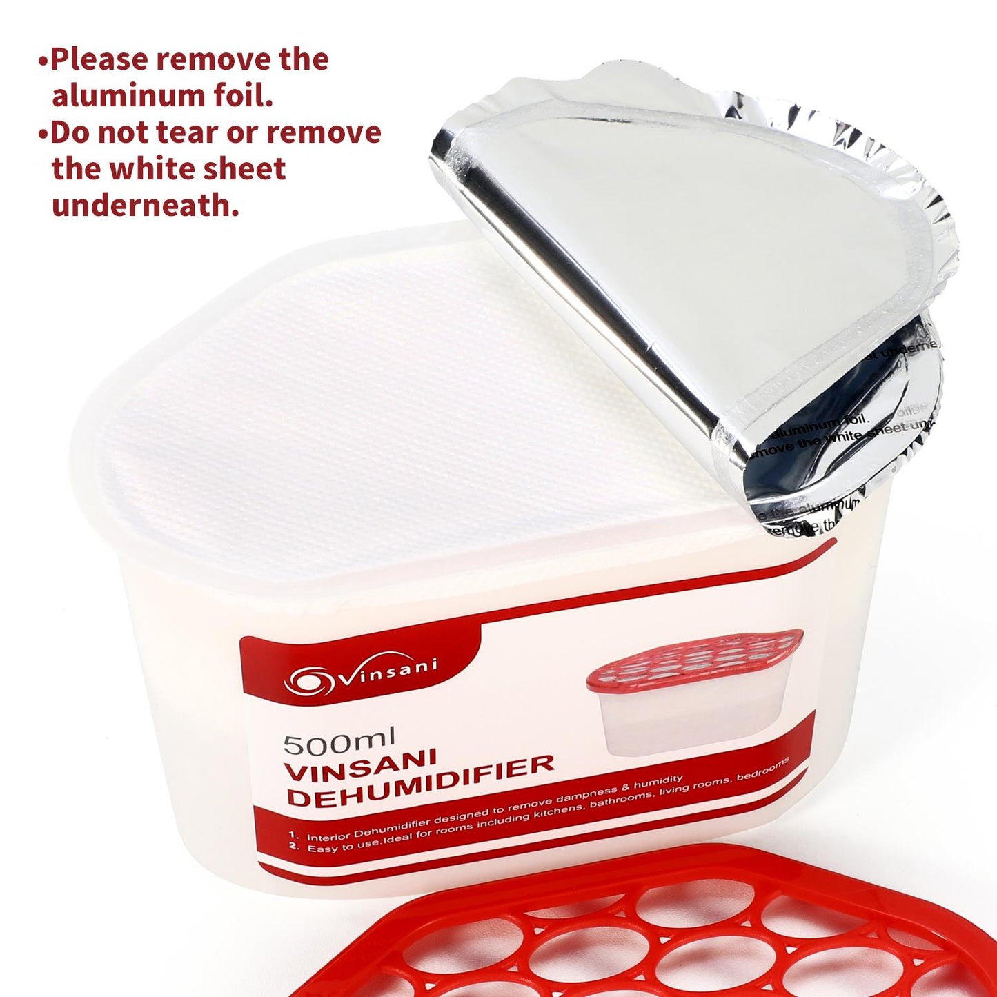 Vinsani 10-Pack Dehumidifier – Moisture Absorbing Crystal Bags for Damp, Mould & Odour Control