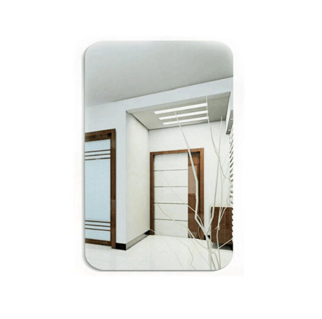 Oval Self-Adhesive Acrylic Mirror – Flexible, Shatterproof Wall Sticker for Home Décor