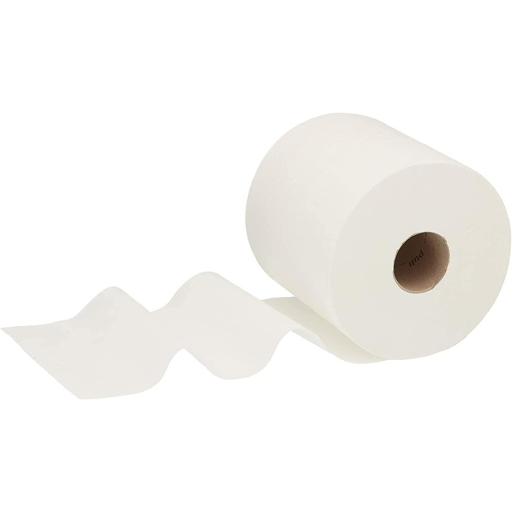 Centrefeed White Roll – 2-Ply Recycled Paper Towels (Pack of 12, 70m Each)