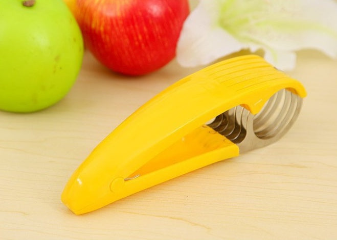 Stainless Steel Banana & Sausage Cutter – Multifunction Kitchen Ham / Fruit / Vegetable Slicer