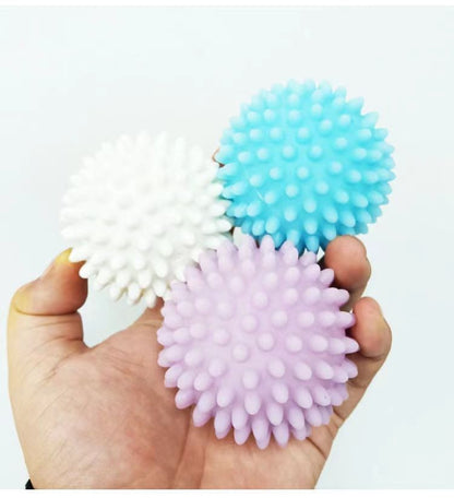 6pcs Plastic Laundry Balls – Reusable Washing Machine Cleaner Balls for Softer Clothes & Reduced Residue