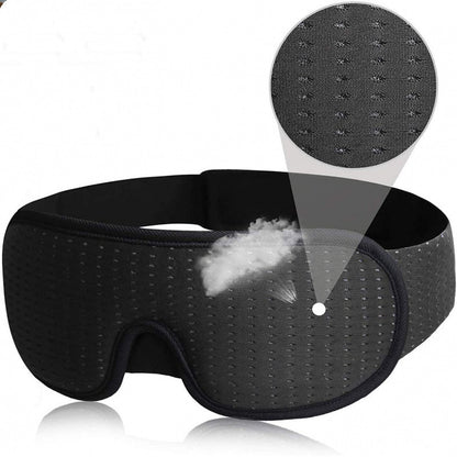 3D Hollow Out Stereo Sleep Mask – Cotton Comfortable Eye Cover for Travel, Naps & Relaxation