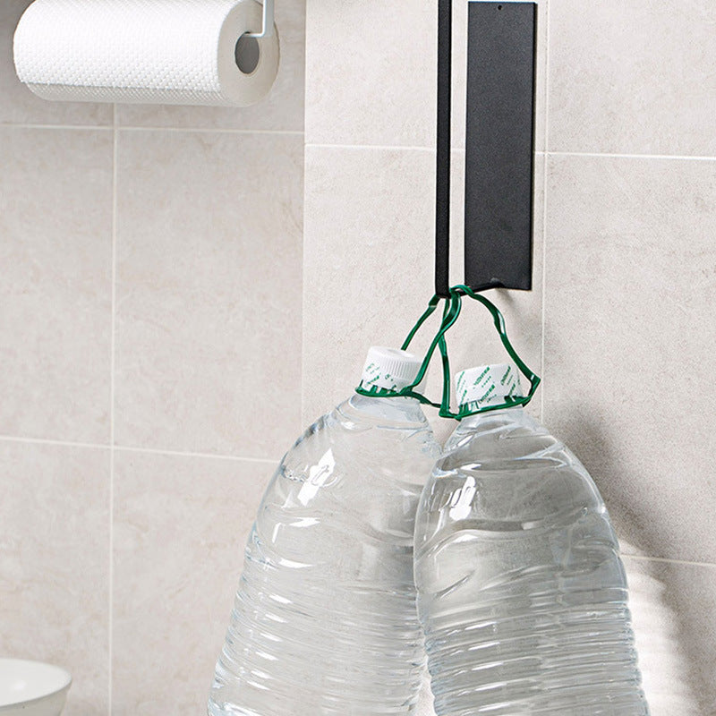 Carbon Steel Paper Towel Holder – Self-Adhesive Wall Mounted Kitchen & Bathroom Storage