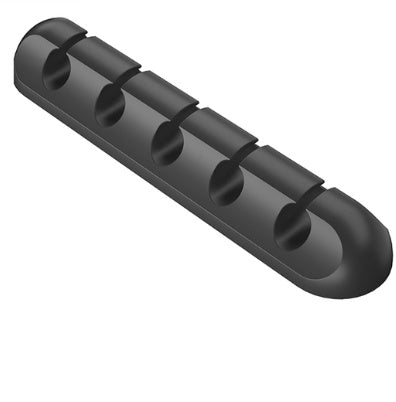 Self-Adhesive Silicone Cable Organizer – 3, 5 & 7 Slot Desktop Cord Management Clips for Home & Office