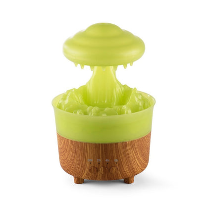 Household Remote Control Colorful Rain Cloud Humidifier – 12W LED Mist Diffuser with 230mL Tank, Quiet Operation