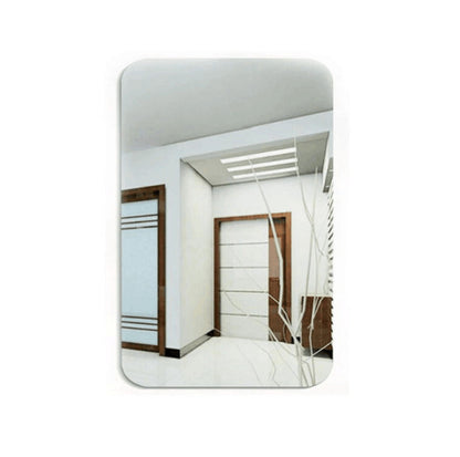Oval Self-Adhesive Acrylic Mirror – Flexible, Shatterproof Wall Sticker for Home Décor