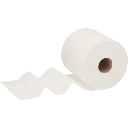 Centrefeed White Roll – 2-Ply Recycled Paper Towels (Pack of 12, 70m Each)