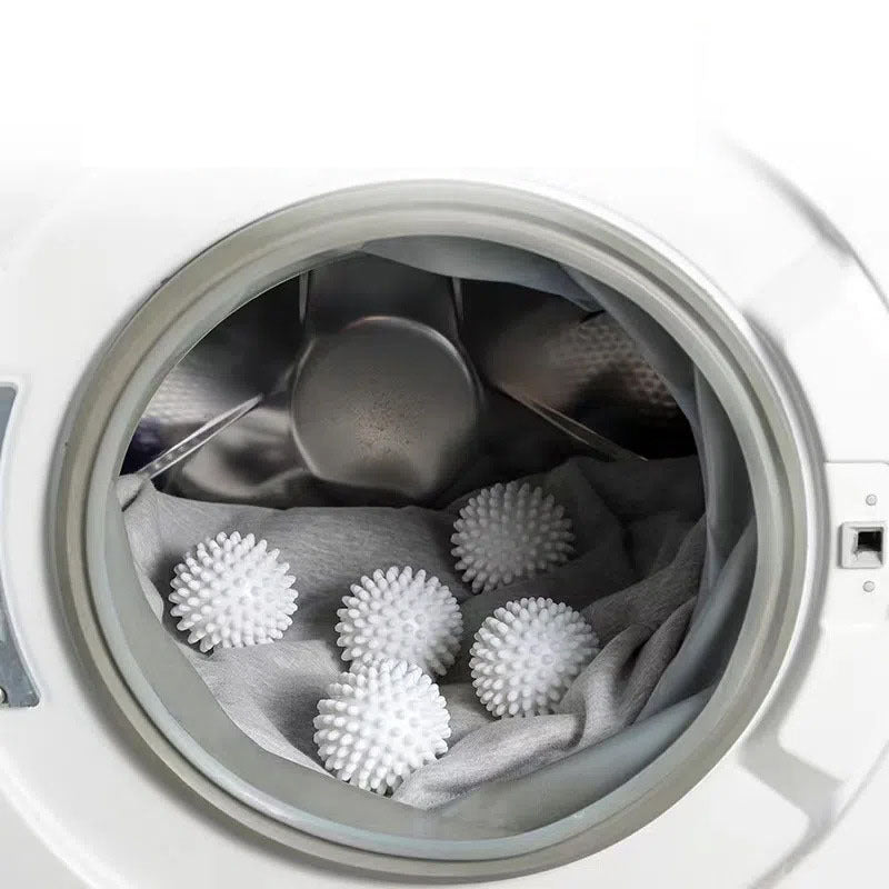 6pcs Plastic Laundry Balls – Reusable Washing Machine Cleaner Balls for Softer Clothes & Reduced Residue