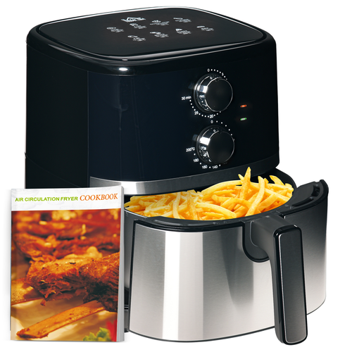 HOMCOM 4.5L 1500W Air Fryer | Rapid Air Circulation Oven | Healthy Oil-Free Cooking