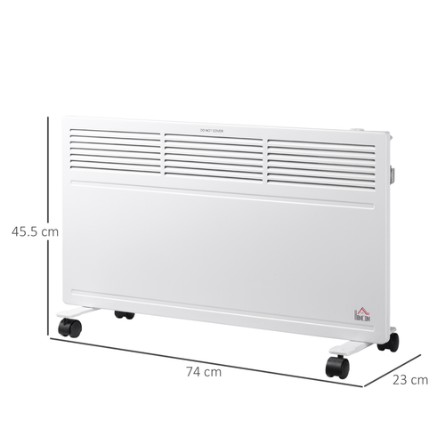 Convector Radiator Heater – Freestanding or Wall-Mounted Portable Electric Room Heater