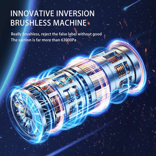 Handheld Car Vacuum Cleaner – Brushless Motor Mini Portable Wet & Dry Vacuum with Suction & Blow Function