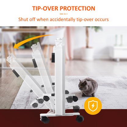 Convector Radiator Heater – Freestanding or Wall-Mounted Portable Electric Room Heater