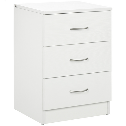 Elegant Modern Wooden Nightstand Bedside Cabinet with Drawers for Organized Bedroom